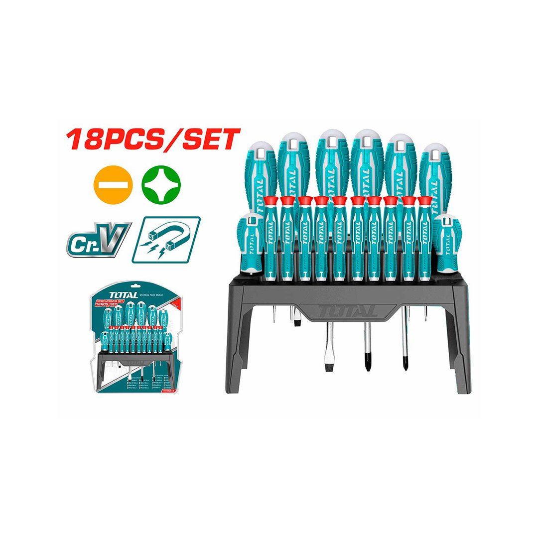 Jogo de chave de fenda/estrela 18pcs