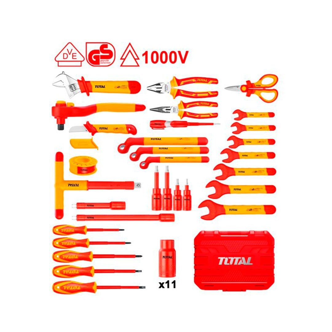 Kit de chaves isoladas de mão 41pcs Total