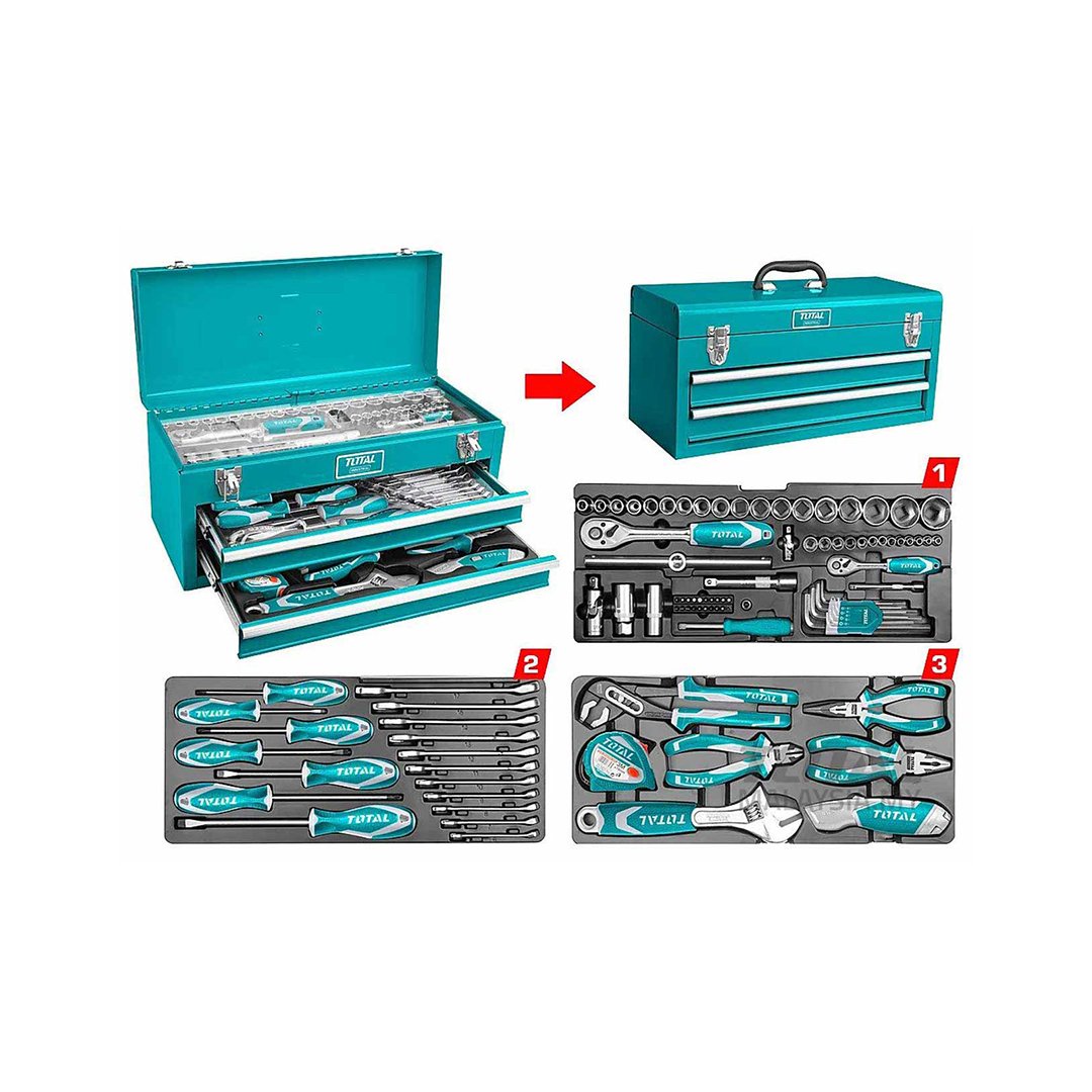 Kit de chave de caixa Total 97pcs