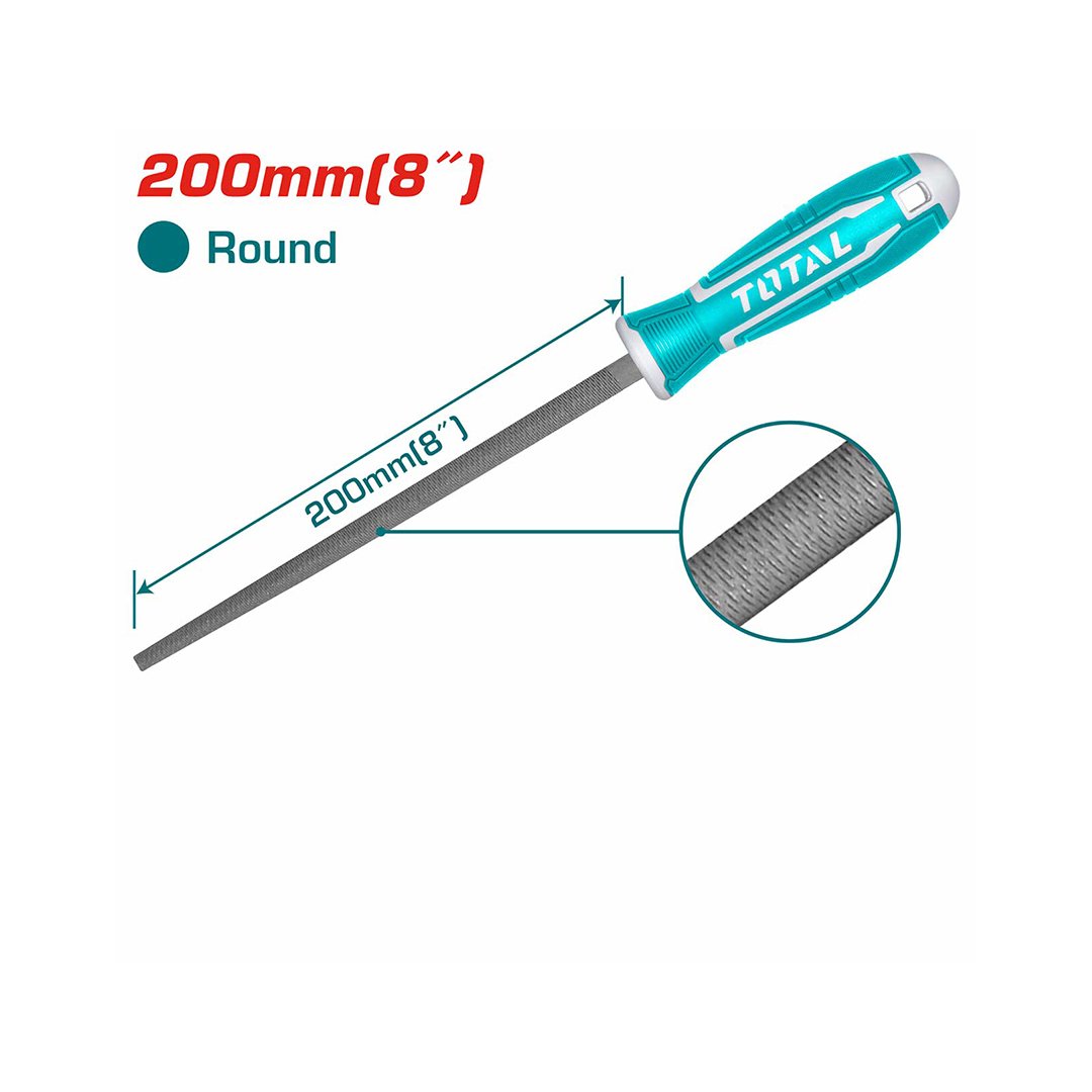 Lima redonda 200mm Total